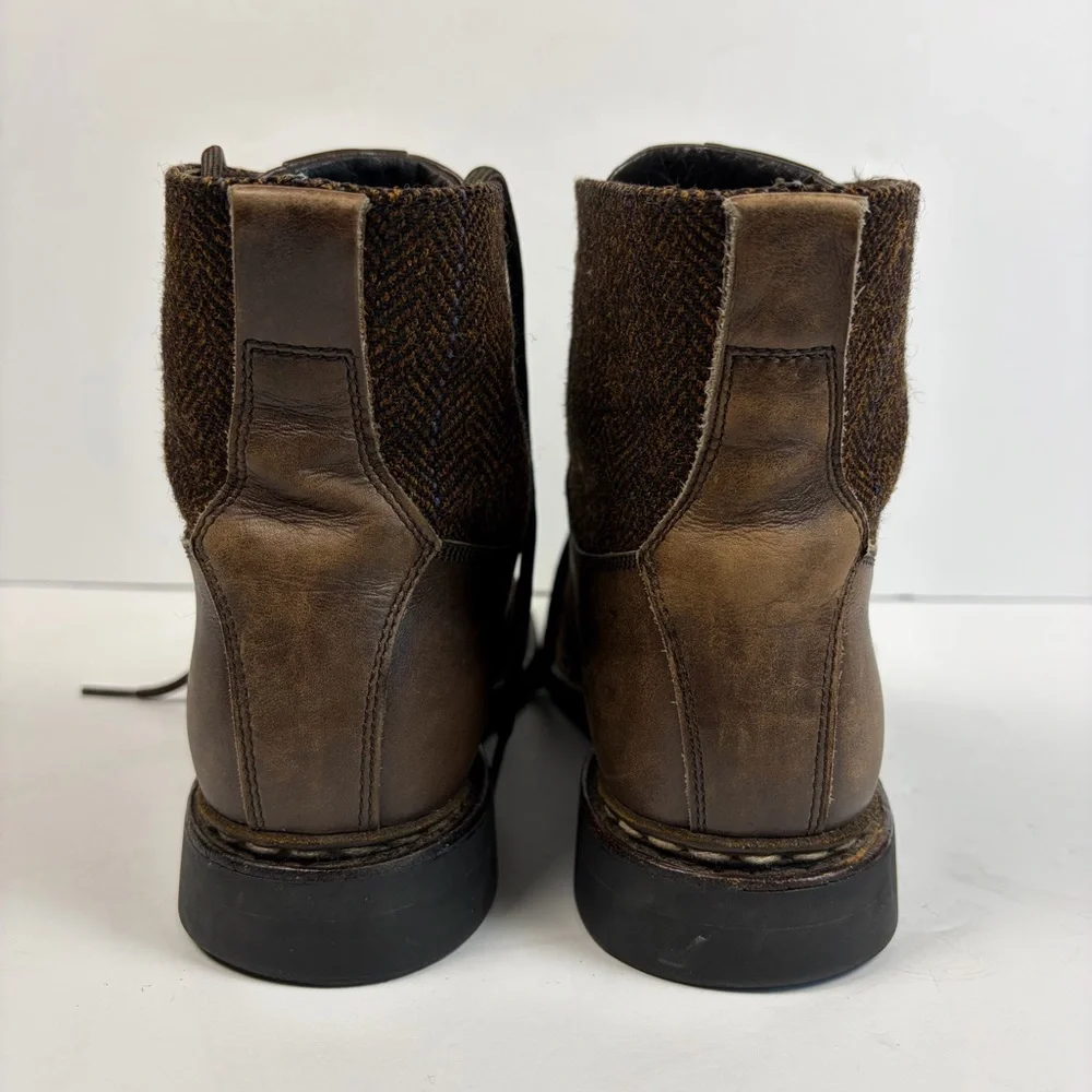 Heschung Ginkgo Brown Leather Split Toe Dress Boots Men's US 7 / UK 5.5 / EU 40 - Picture 7 of 16